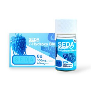 seda 7 hydroxy blend chewable tablets blue raspberry 100mg per tablet set 50940