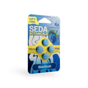 seda botanicals cats claw blue crush 125mg tablet 4ct 54928