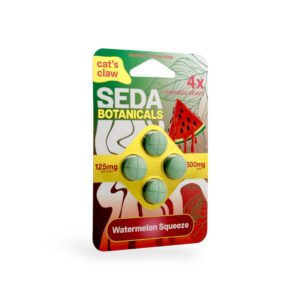 seda botanicals cats claw watermelon squeeze 125mg tablet 4ct 58349