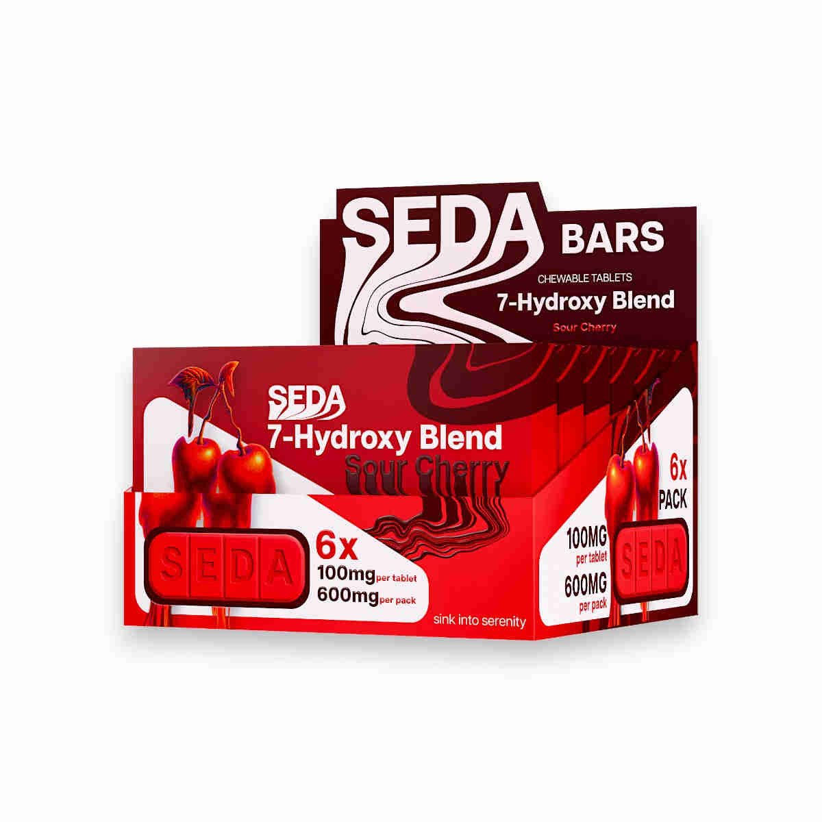 Offerings Seda 7 Hydroxy Blend Chewable Tablets Sour Cherry 100mg 6ct Box 87437